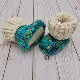 Boomerang Luxury Knit Baby Booties