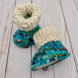 Boomerang Luxury Knit Baby Booties