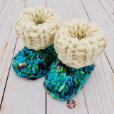 Boomerang Luxury Knit Baby Booties