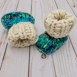 Boomerang Luxury Knit Baby Booties