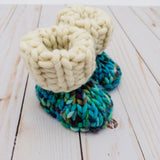 Boomerang Luxury Knit Baby Booties