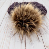 Sahara Fox Lux Faux Fur Quick Connect Pom Pom