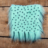 Mint Green Husky Lux Faux Fur 5-inch Pre-cut Square