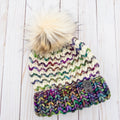 Folded Brim Gala Beanie in Arco Iris