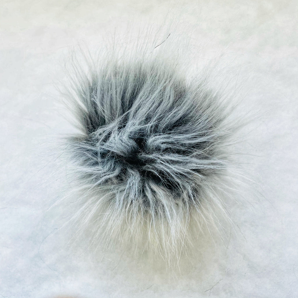 Grey Frost Lux Faux Fur 5-inch Pre-cut Square