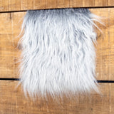 Grey Frost Lux Faux Fur 5-inch Pre-cut Square