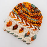 Pumpkin Patch Baby Bootie & Beanie set