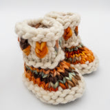 Pumpkin Patch Baby Bootie & Beanie set