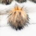 Blonde Arctic Husky Lux Faux Fur Quick Connect Pom Pom