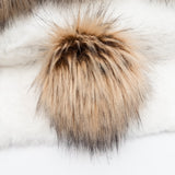 Baby Tubdra Wolf Lux Faux Fur Quick Connect Pom Pom