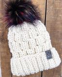 Rooster Long Pile Lux Faux Fur Quick Connect Pom Pom