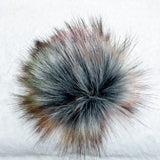Autumn Fire Lux Faux Fur Quick Connect Pom Pom