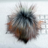 Autumn Fire Lux Faux Fur Quick Connect Pom Pom
