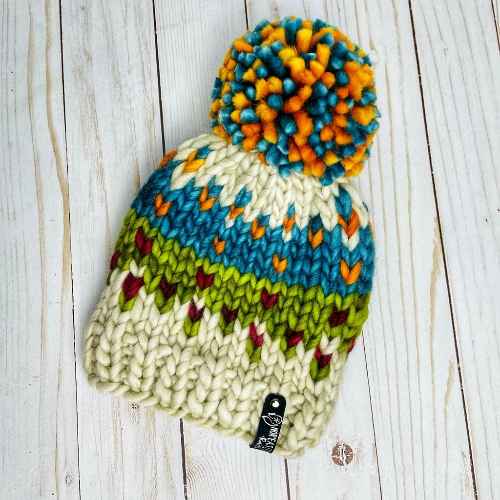 Spring Dreams Beanie 100% Merino Wool