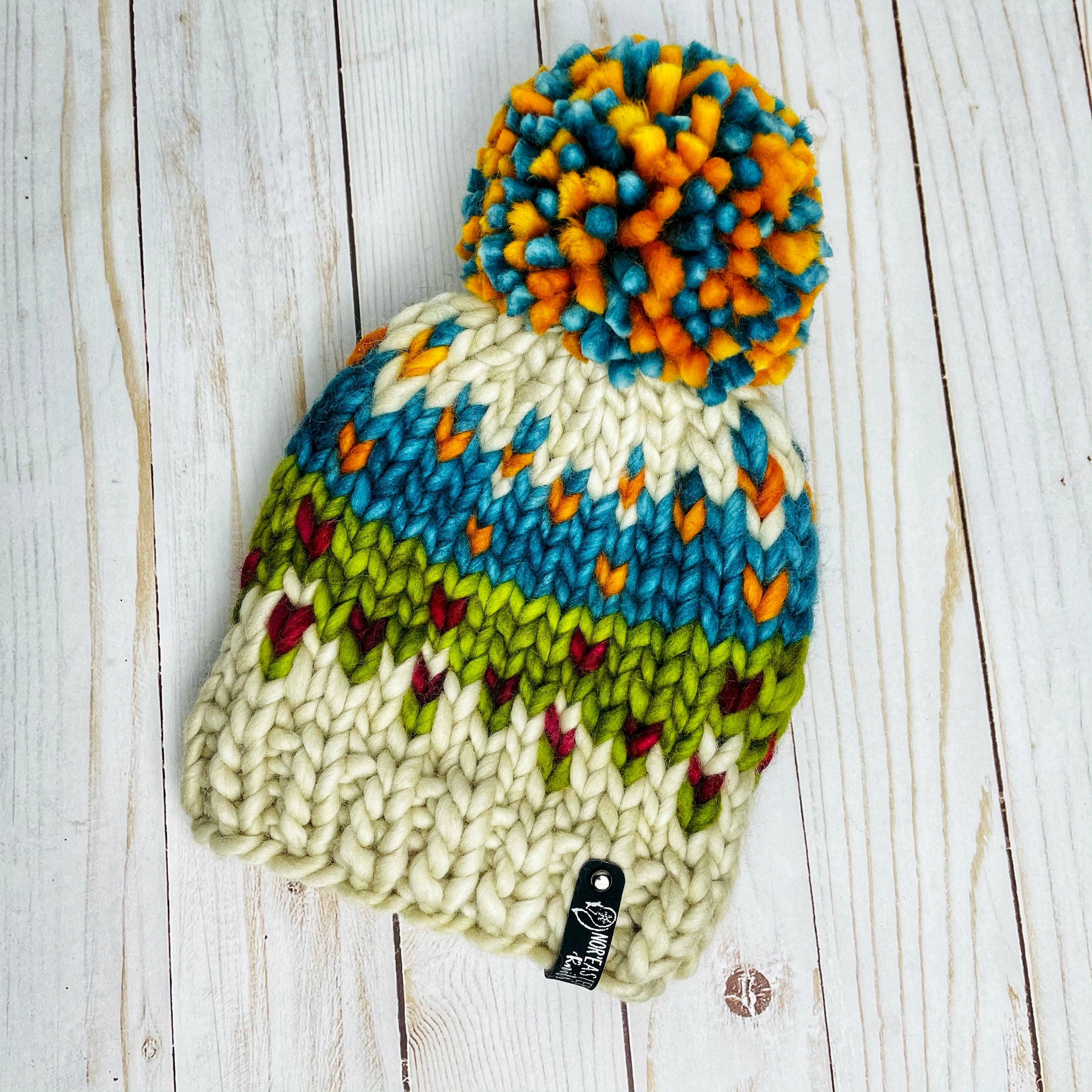 Spring Dreams Beanie 100% Merino Wool