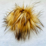 Toffee Latte Lux Faux Fur Quick Connect Pom Pom