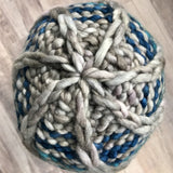 Rainbow Swirl 100% Malabrigo Rasta Merino Wool Beanie Hat by Nor'easter Knits