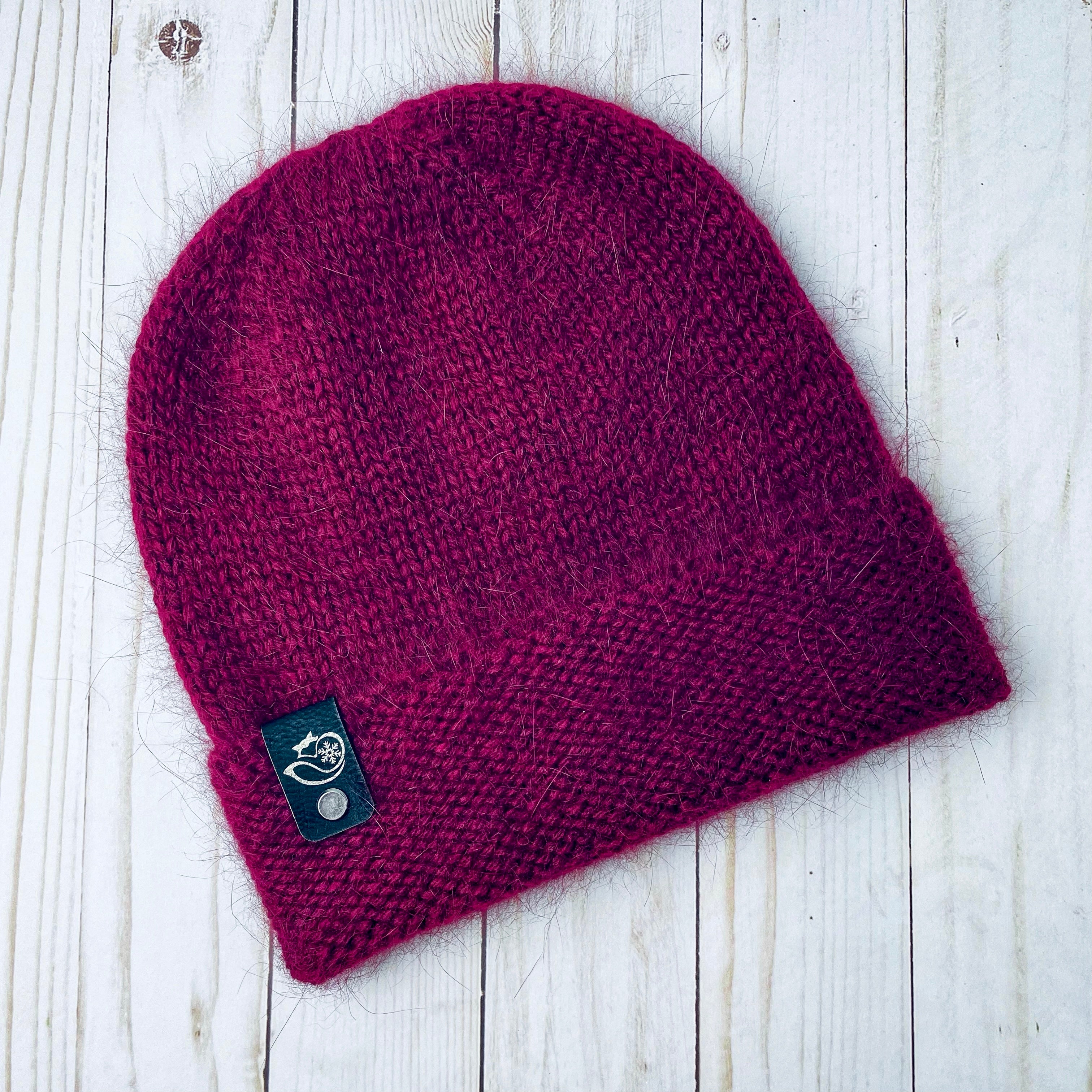 Cashmere Mink Folded Brim Dreamy Beanie