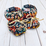 Day at the Circus Luxury Crochet Baby Booties