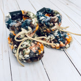 Pumpkin Spice Luxury Crochet Baby Booties