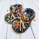 Day at the Circus Luxury Crochet Baby Booties