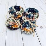 Pumpkin Spice Luxury Crochet Baby Booties