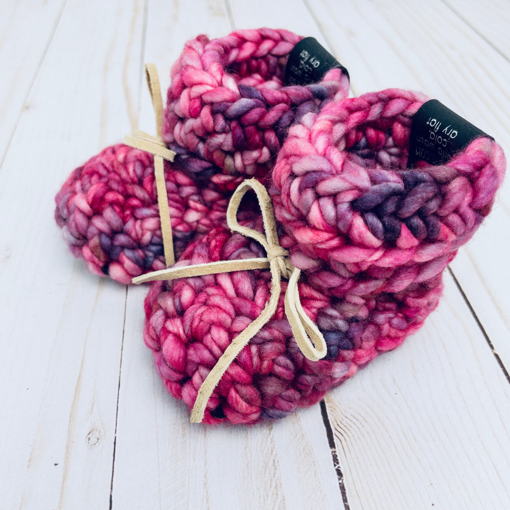 Porrinho Luxury Crochet Baby Booties