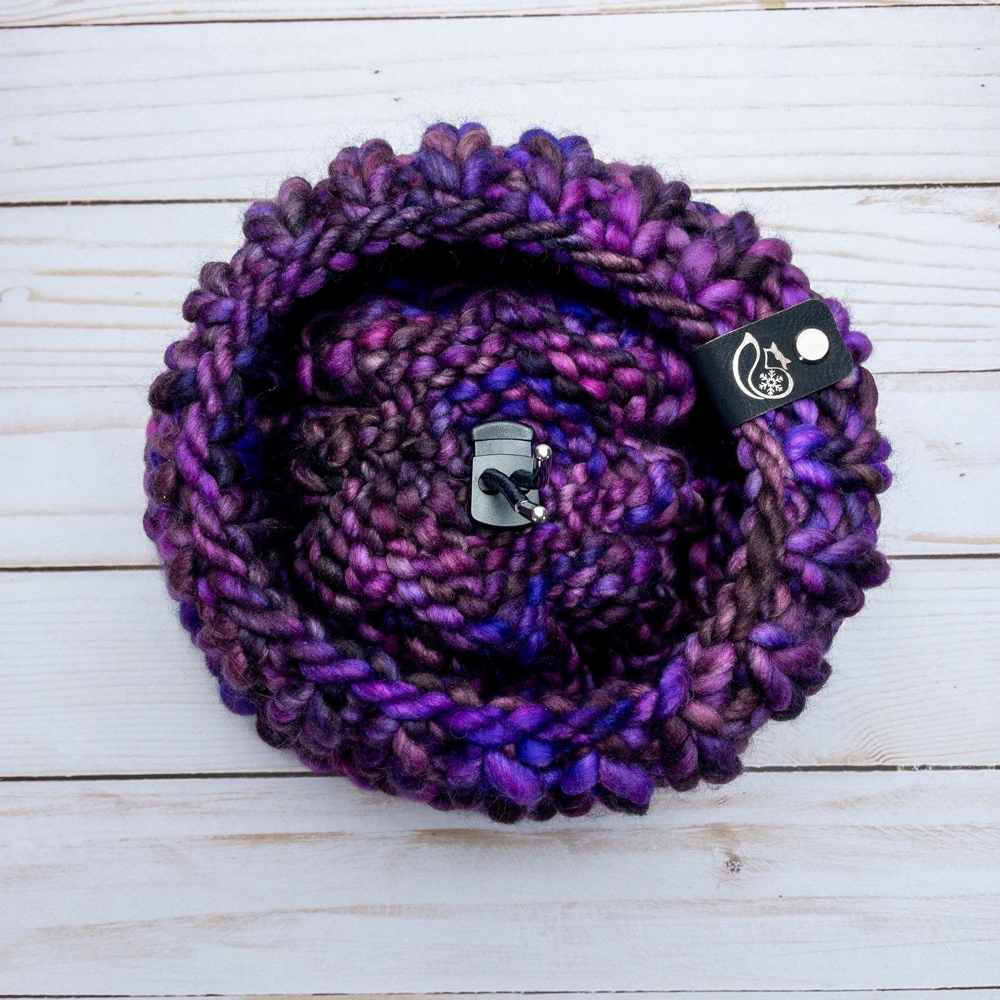 Turquois Husky Lux Faux Fur Quick Connect Pom Pom