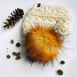 Firewolf Lux Faux Fur Quick Connect Pom Pom